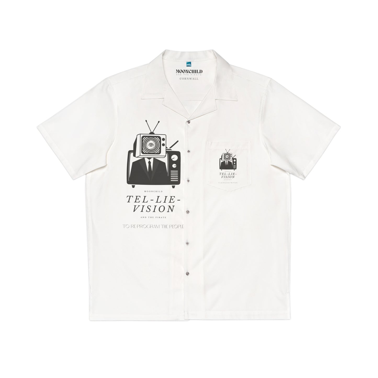 The Pirateers Rebellion - Tel- Lie-Vision - Men's Hawaiian Shirt (AOP)