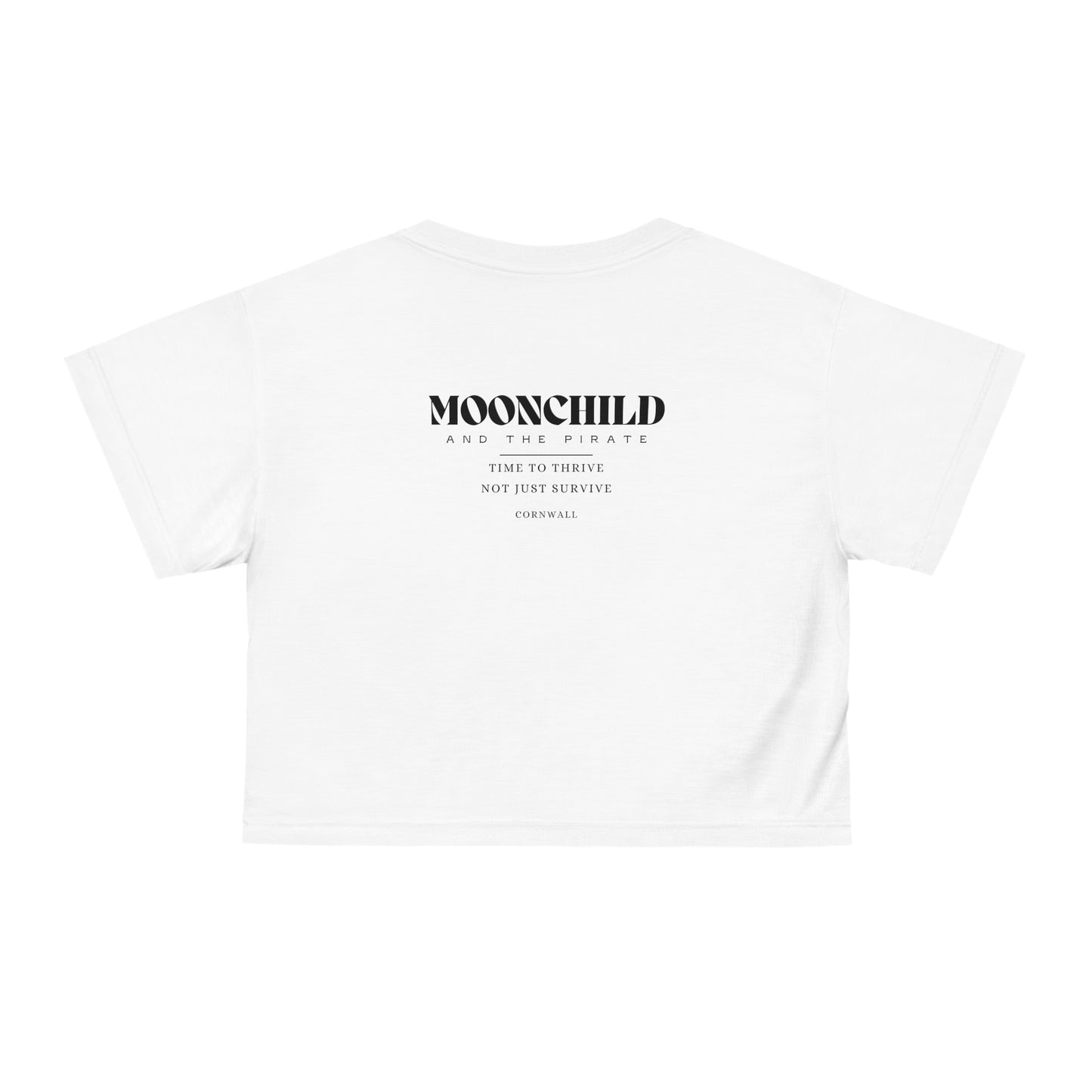 Moonchild Tribe ' Rebirth' Crop Tee - White