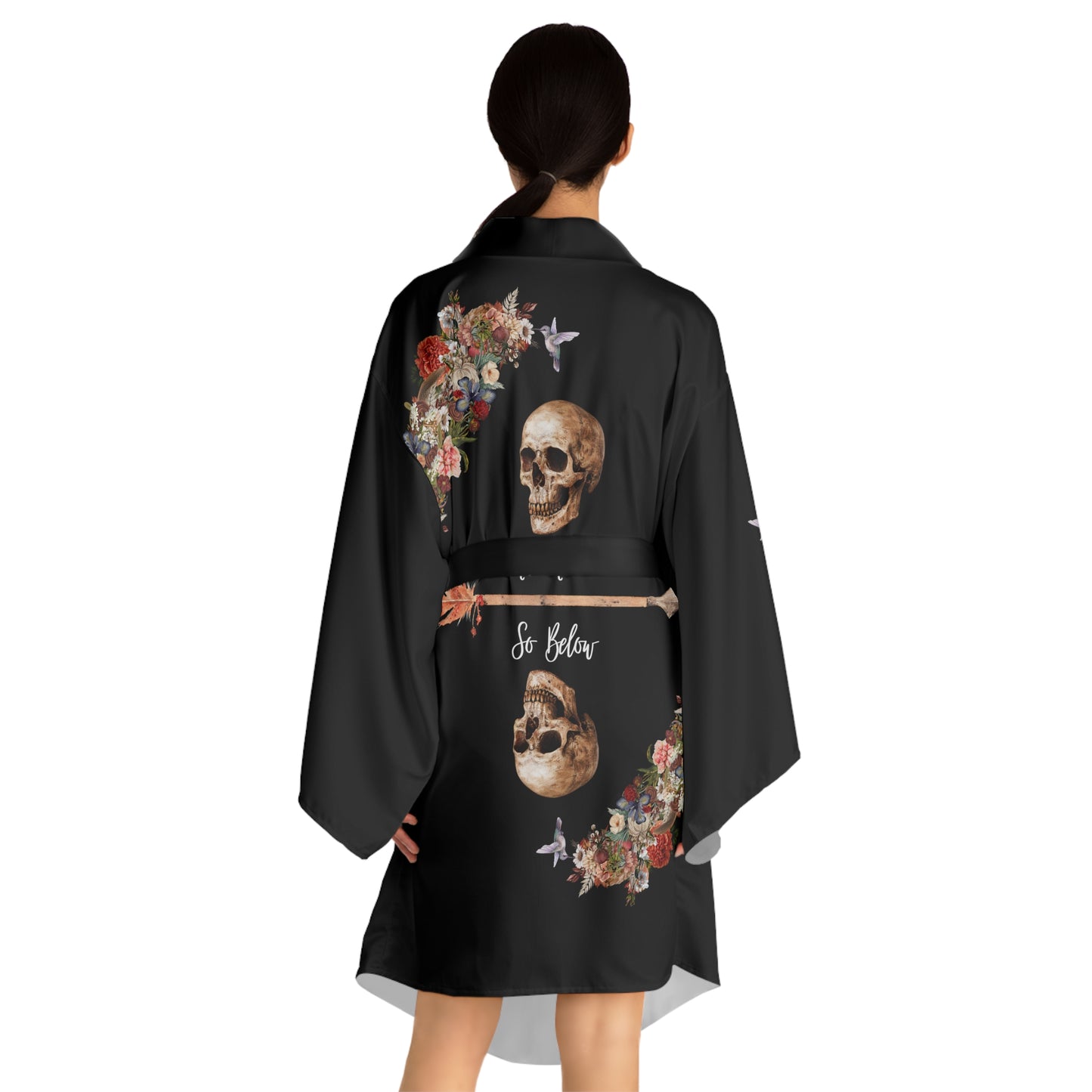 Moonchilds Tribe ' As above, So below' Long Sleeve Kimono Robe