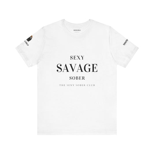 Sexy Savage Sober Mens Tee