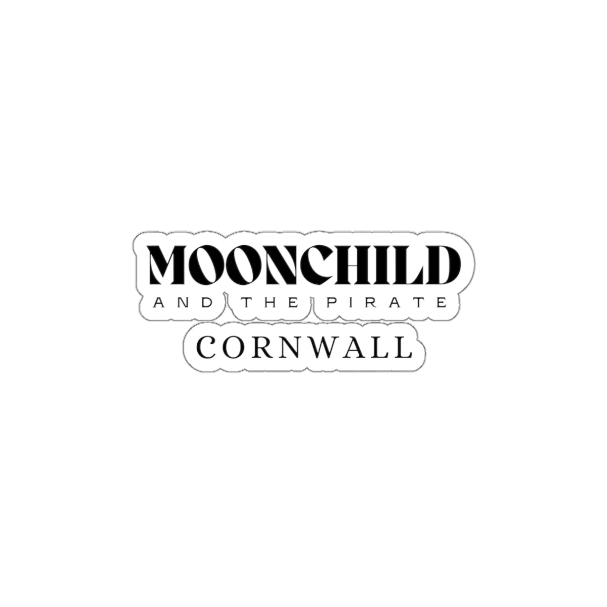 Moonchild and The Pirate - Cornwall Stickers