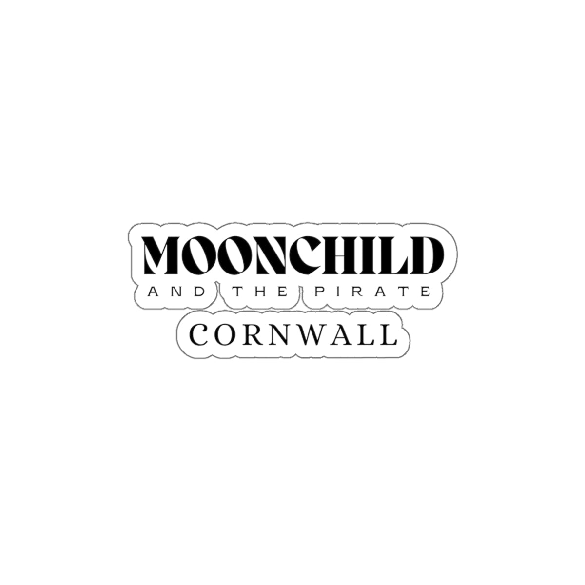 Moonchild and The Pirate - Cornwall Stickers