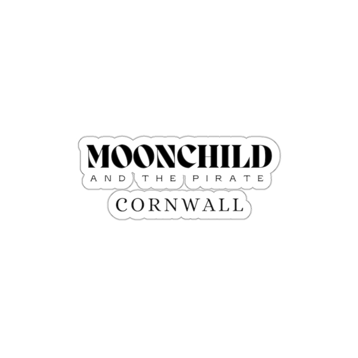 Moonchild and The Pirate - Cornwall Stickers